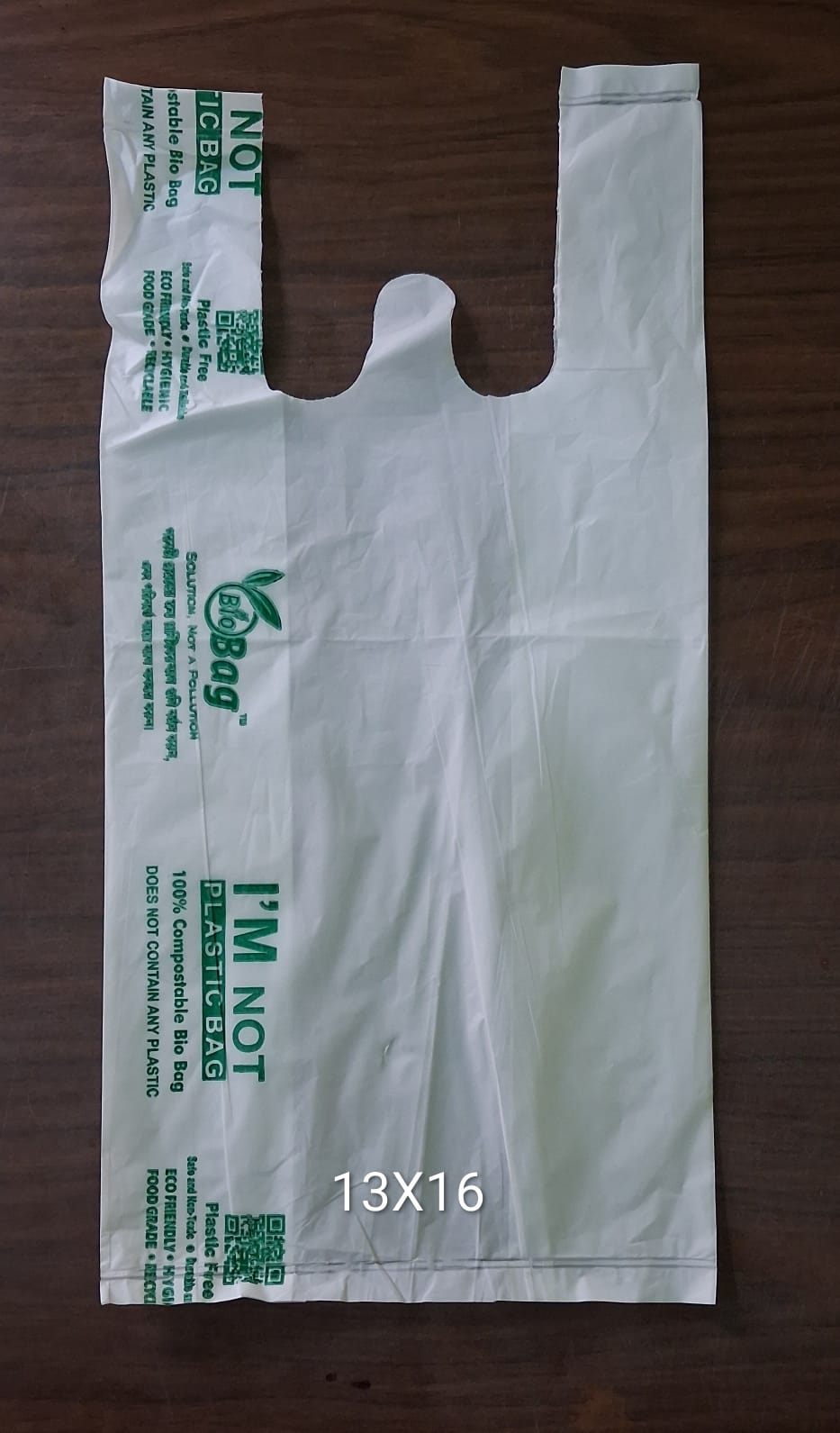 BioBag Cornstarch Carry Bag — 13×16